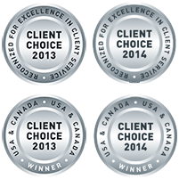 Client Choice Winner Badges